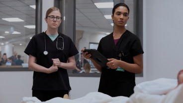 Taylor Dearden and Supriya Ganesh on The Pitt season 2.