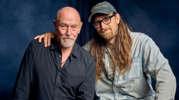 Corbin Bernsen and Oliver Bernsen of Woodstockers in Den of Geek studio at SXSW 2026.