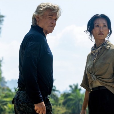 Kurt Russell and Mari Yamamoto in the Monarch Season 2 finale