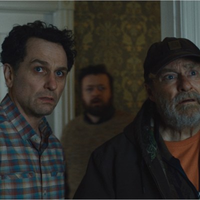 Matthew Rhys and Stephen Root in Widow's Bay Episode 2