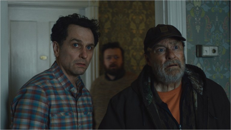 Matthew Rhys and Stephen Root in Widow's Bay Episode 2