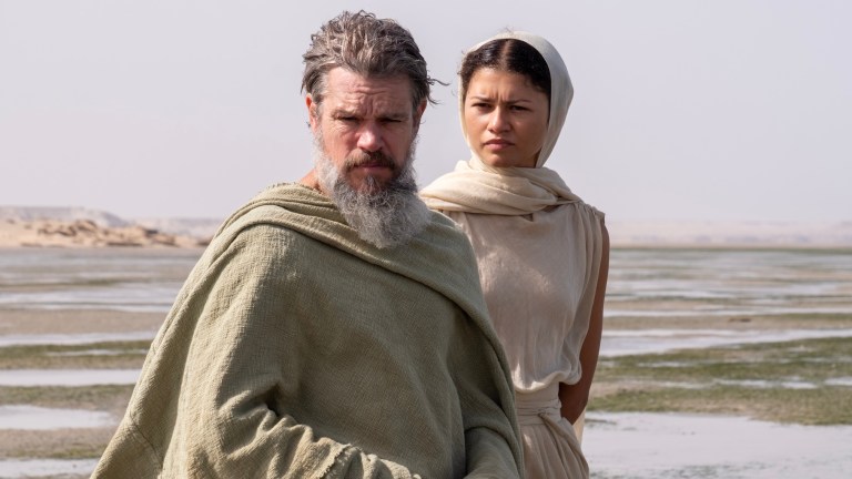 Matt Damon and Zendaya in The Odyssey