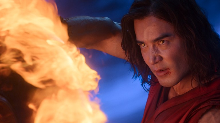 LUDI LIN as Liu Kang in New Line Cinema’s “Mortal Kombat II,” a Warner Bros. Pictures release.