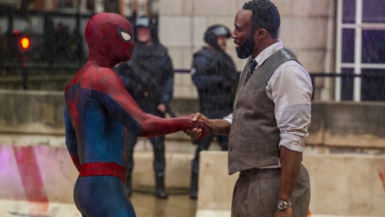 Peter Parker meets Tramell Tillman in Spider-Man: Brand New Day.
