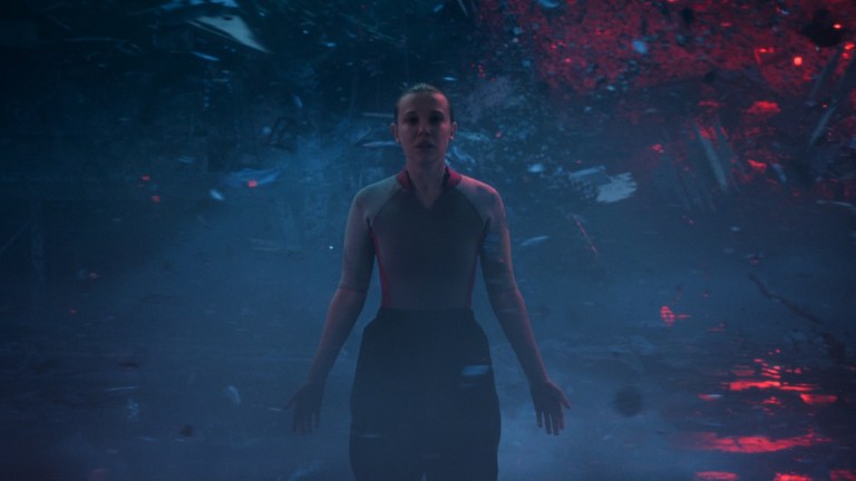 STRANGER THINGS: SEASON 5. Millie Bobby Brown as Eleven in Stranger Things: Season 5. Cr. Courtesy of Netflix/Netflix © 2025