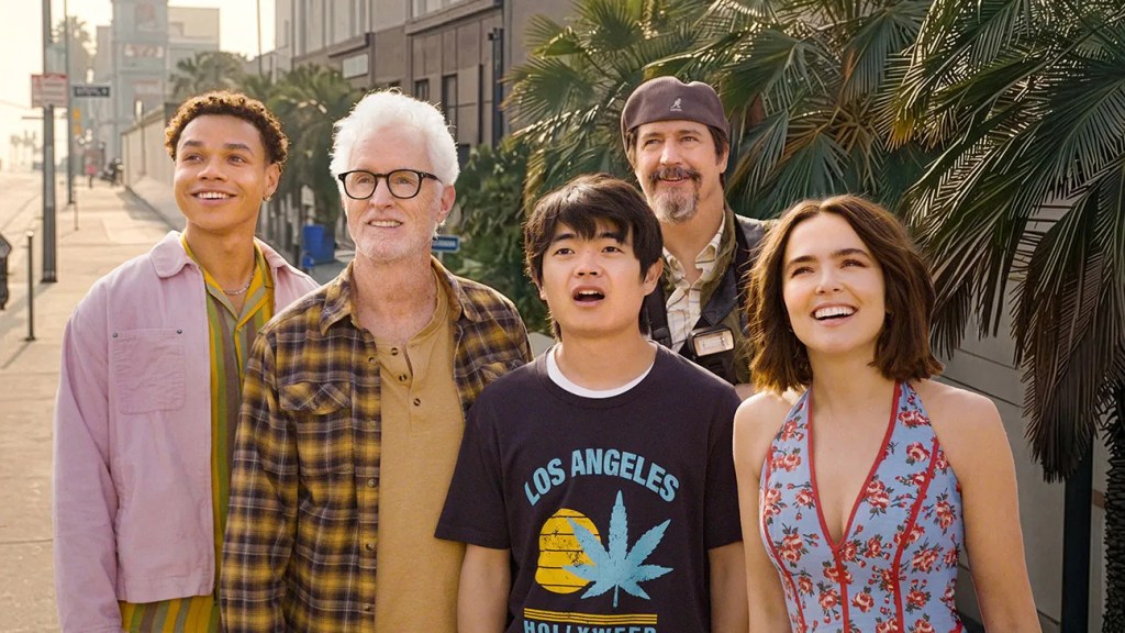 Zoey Deutch and John Slattery in Gail Daughtry and the Celebrity Sex Pass