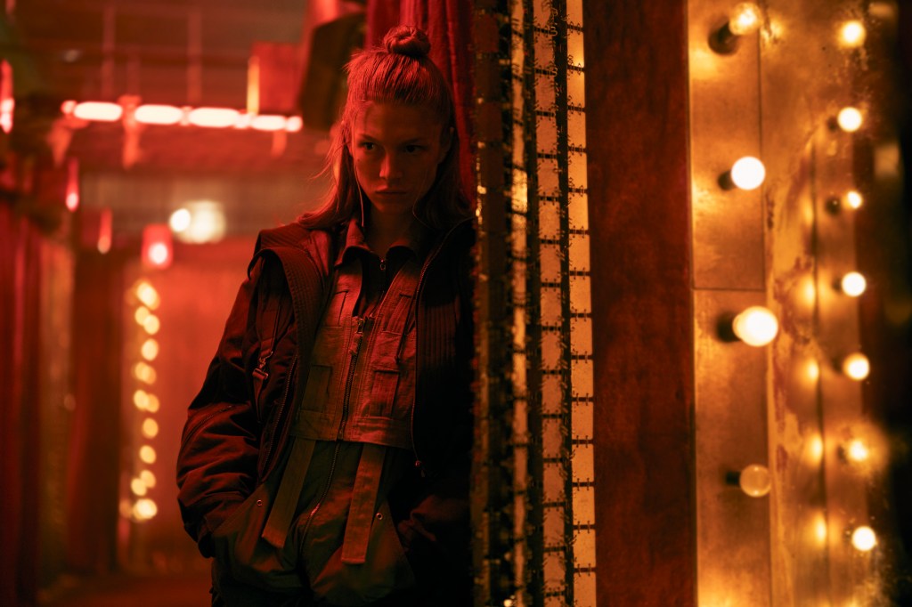 Hunter Schafer as Cora in BLADE RUNNER 2099 Photo Credit: Clay Enos/Prime Video