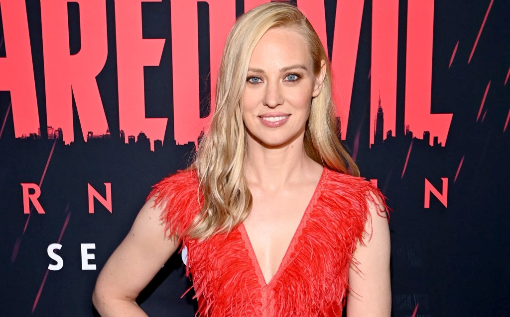 NEW YORK, NEW YORK - MARCH 23: Deborah Ann Woll attends the special launch event for Marvel Television's "Daredevil: Born Again" Season 2 at Drais Supper Club in New York, New York on March 23, 2026. (Photo by Dave Kotinsky/Getty Images for Disney)