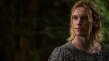 Jamie Campbell Bower as Celeborn in The Lord of the Rings: The Rings of Power season 3.