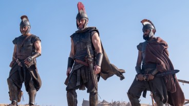 Matt Damon in Odysseus armor in The Odyssey