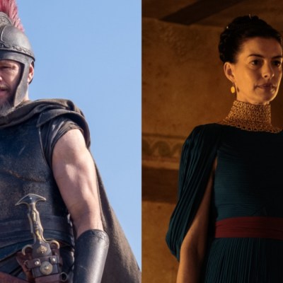 The Odyssey Matt Damon and Anne Hathaway