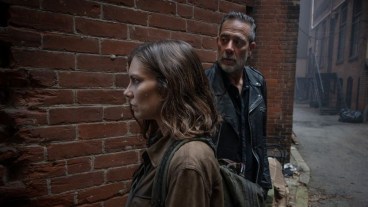 Lauren Cohan and Jeffrey Dean Morgan in The Walking Dead: Dead City Season 3