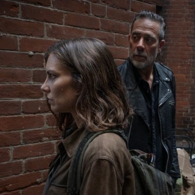Lauren Cohan and Jeffrey Dean Morgan in The Walking Dead: Dead City Season 3
