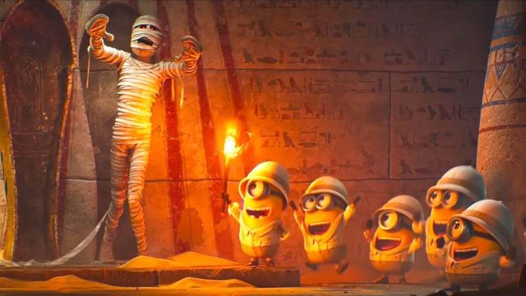 minions and monsters meet mummy