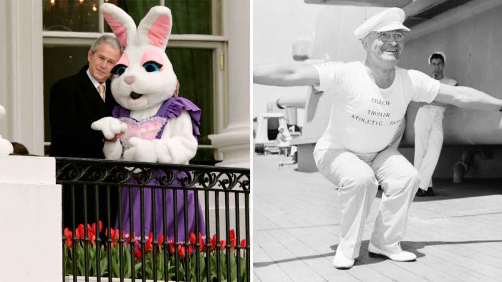 15 American Presidents Seen Looking Not Very Presidential