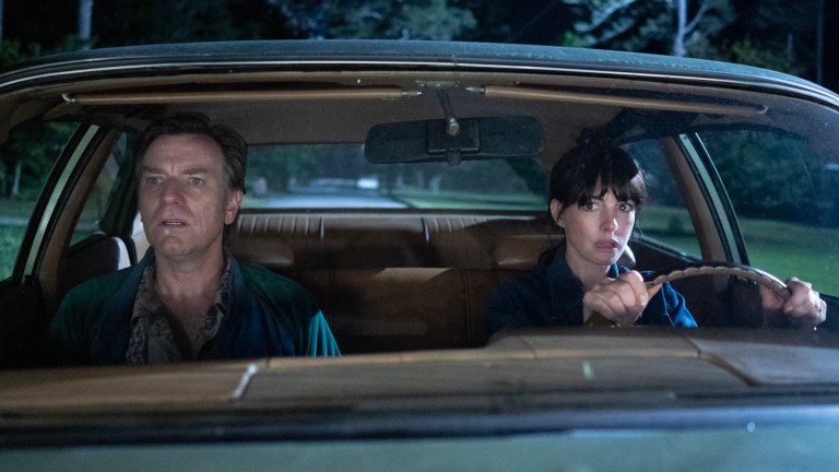 Anne Hathaway and Ewan McGregor in End of Oak Street Ending