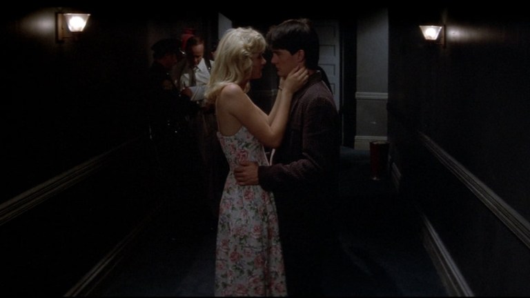 Laura Dern and Kyle Maclachlan in Blue Velvet.