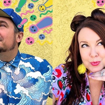 Derrick Baca and Liz DeSilva of Whatever! Makes You Happy brand.