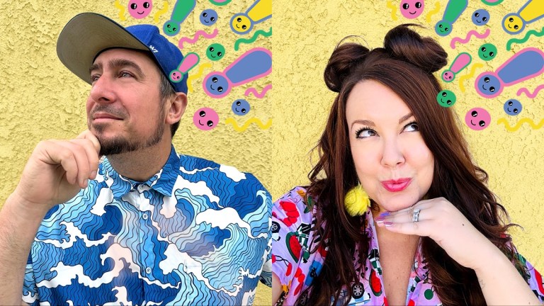 Derrick Baca and Liz DeSilva of Whatever! Makes You Happy brand.