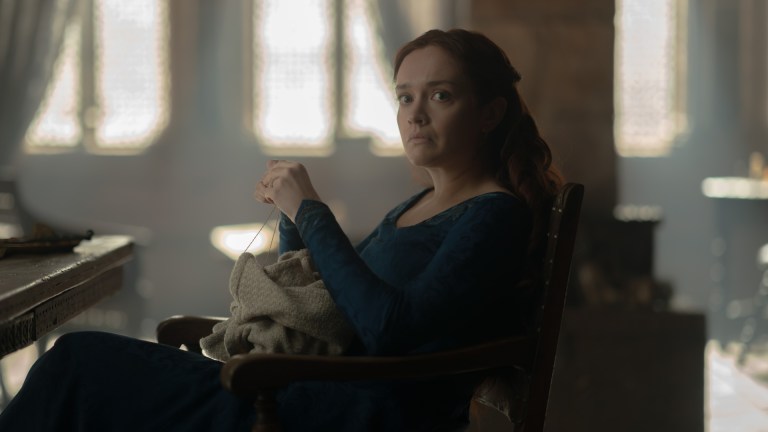 Alicent Hightower (Olivia Cooke) on House of the Dragon season 3.