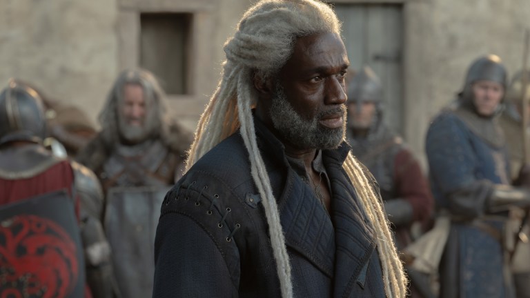 Corlys Velaryon (Steve Toussaint) in House of the Dragon season 3 episode 8.