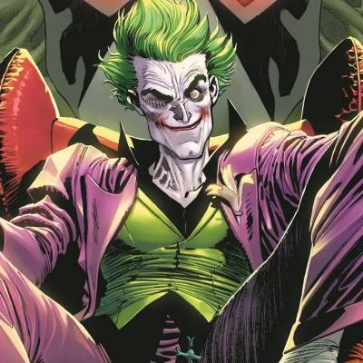 The Joker on the cover of The Joker #1 (2021)