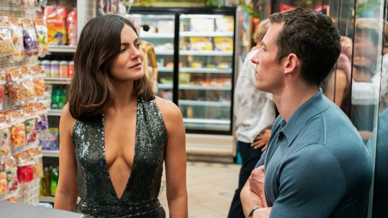 Monica Barbaro and Callum Turner in One Night Only Review