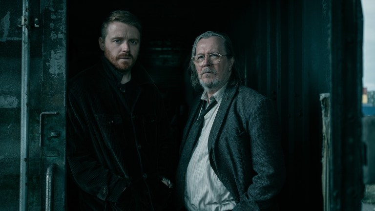 Jack Lowden and Gary Oldman in Slow Horses season 6.