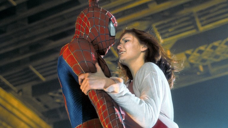 Tobey Maguire and Kirsten Dunst in Spider-Man 2002