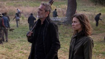 Jeffrey Dean Morgan and Lauren Cohan in Dead City