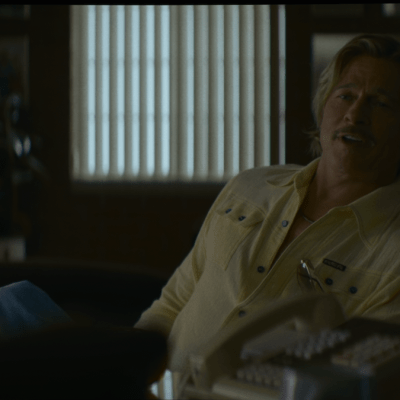 Brad Pitt in The Further Mis-Adventures of Cliff Booth.