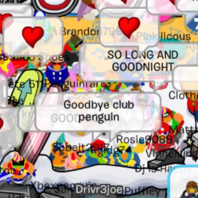 The final moments of Club Penguin