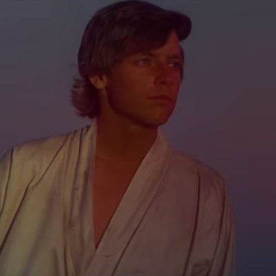 Mark Hamill as Luke Skywalker in Star Wars