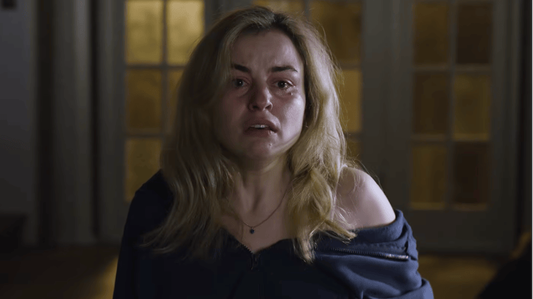Katie Sarife as Lacey in the horror short "Mama Bear."