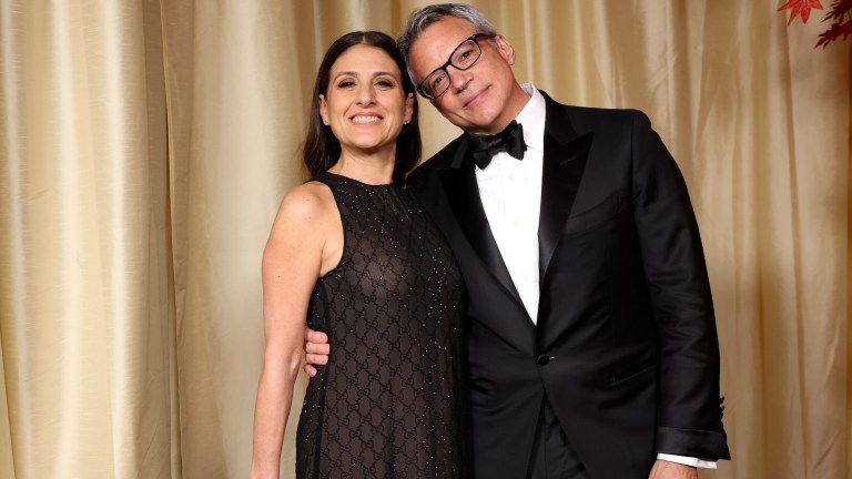 Mike De Luca and Pam Abdy at Oscars 202