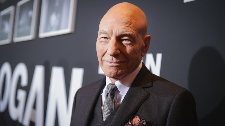 Patrick Stewart at Logan Premiere