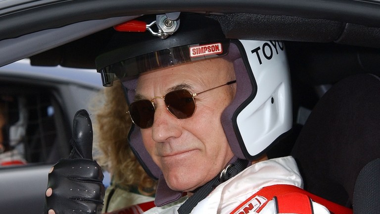 Patrick Stewart during 26th Annual Toyota Pro/Celebrity Race - Press Day at Streets of Long Beach in Long Beach, California, United States. (Photo by Gregg DeGuire/WireImage)