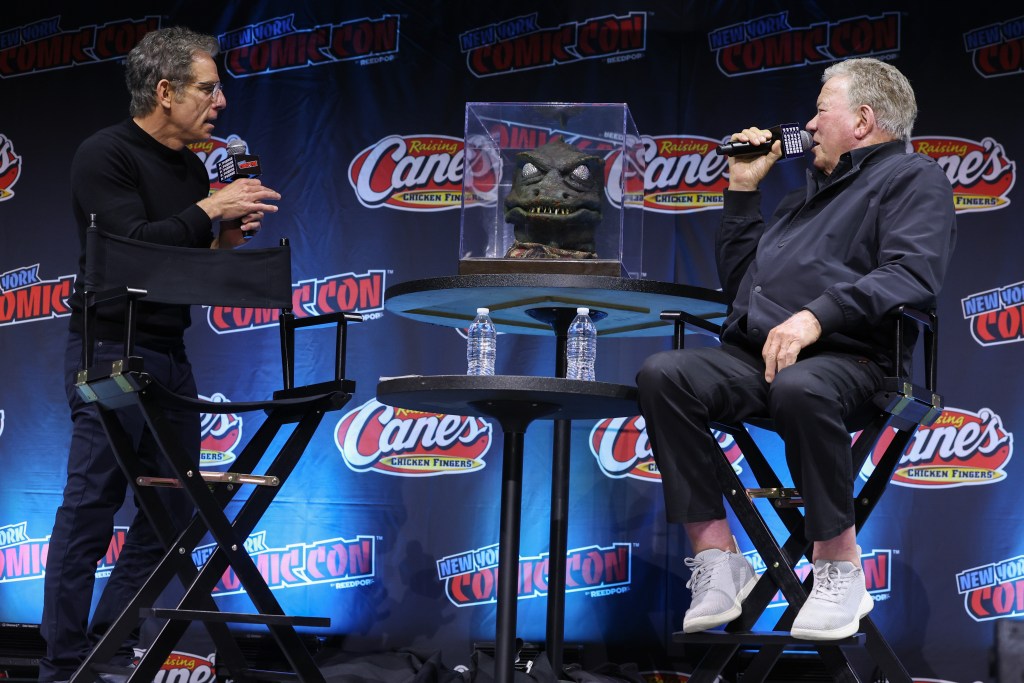 Ben Stiller and William Shatner attend the CBS & Paramount+ Star Trek Universe Panel at New York Comic Con at Javits Center Ben Stiller and William Shatner attend the CBS & Paramount+ Star Trek Universe Panel at New York Comic Con at Javits Center during New York Comic Con on Saturday, Oct. 10, 2026 in New York. Photo Credit: Todd Williamson/JanuaryImages for CBS/Paramount+