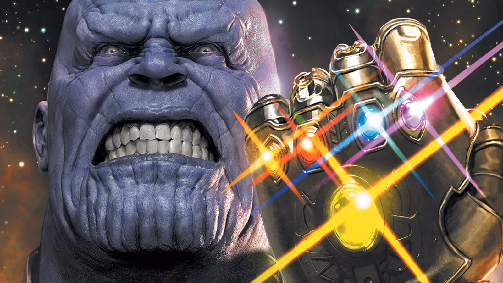 Thanos and Infinity gauntlet marvel comics