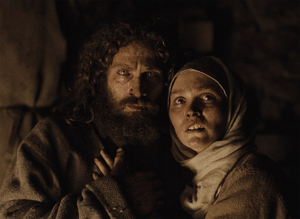 Aaron Taylor-Johnson and Lily-Rose Depp in Werwulf